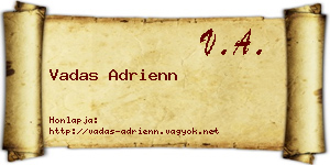 Vadas Adrienn névjegykártya