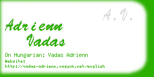 adrienn vadas business card